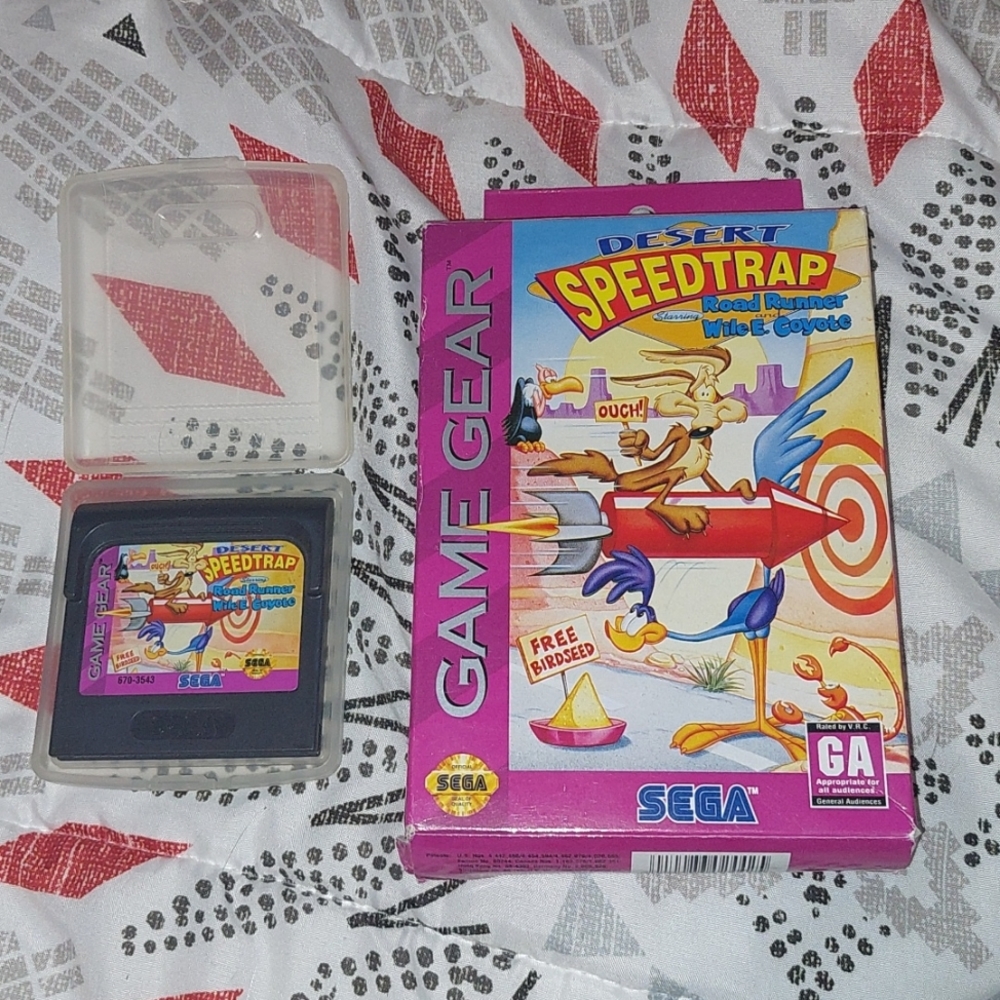 Desert Speedtrap Video game for Sega Game Gear